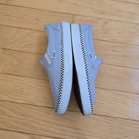 VANS | Classic icy blue canvas whimsy skater sneakers | WMS 7.5 - Picture 9 of 10